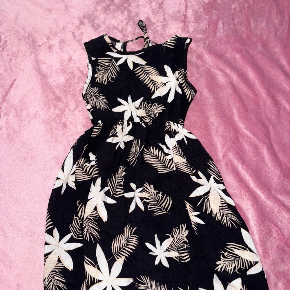 Toddler Girls Floral Sleeveless Dress